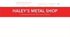 Desktop Screenshot of haleysmetal.com